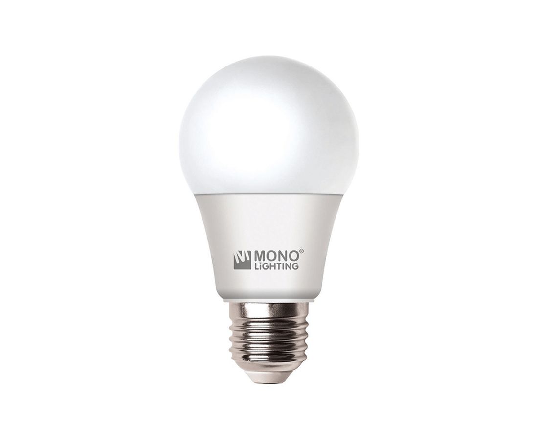 ლედ ნათურა 9,5W E27 4000K - MONO — ნათურა და ვაზნა